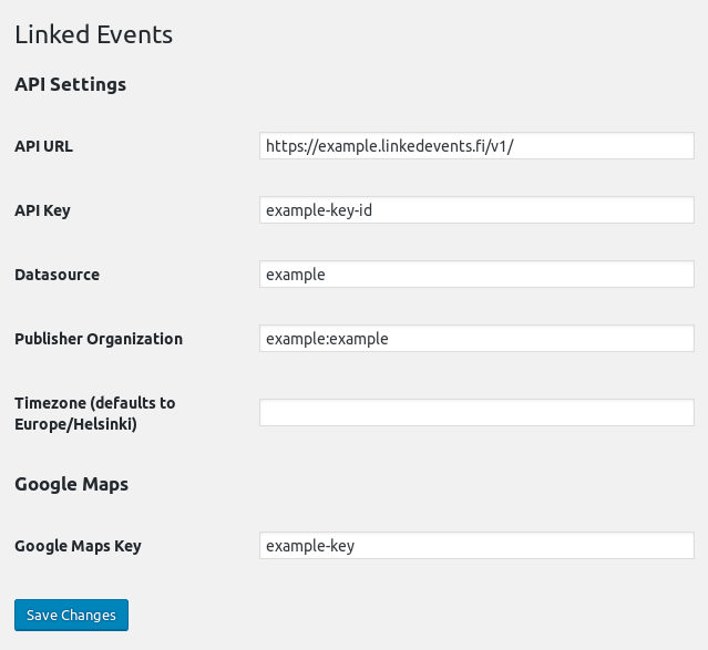 Configuration view
