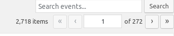 Event management search